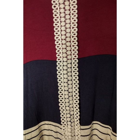 Women's Small Flamingo Urban Super Soft Shirt with Embroidery Lace up the Back - Picture 4 of 6